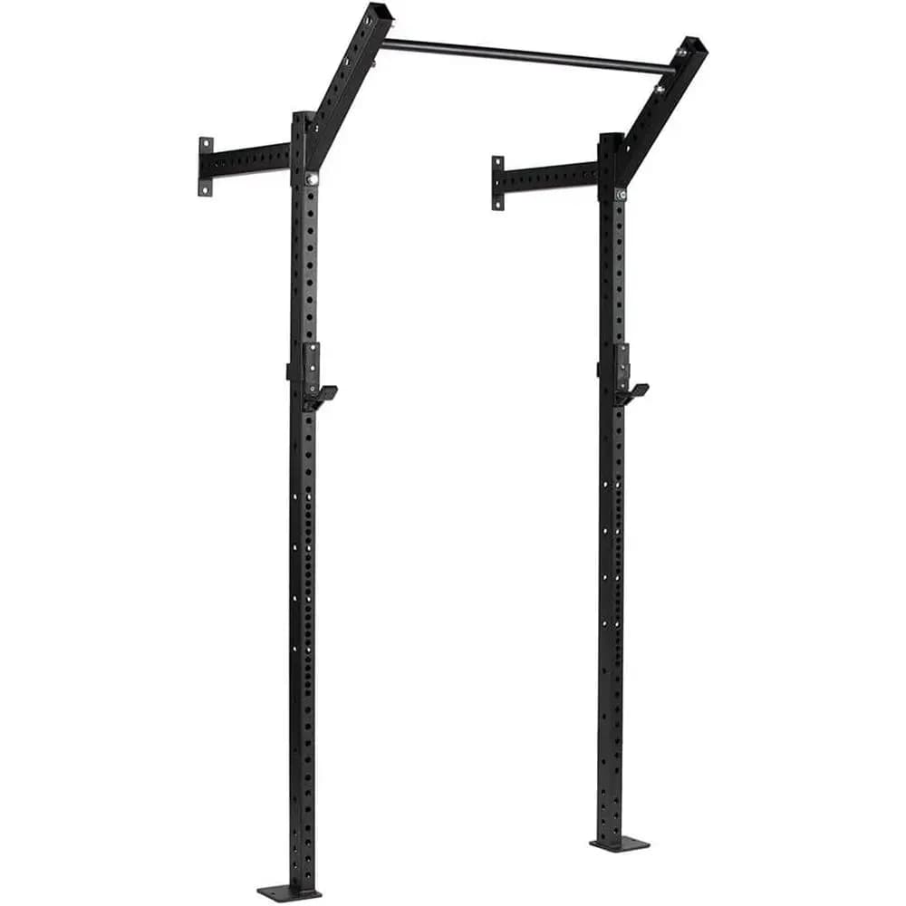 Storage Wall Training Rack, 82 H x 24 P, Steel Caliber 11 (2x3), J Hooks and Including Traction Bar