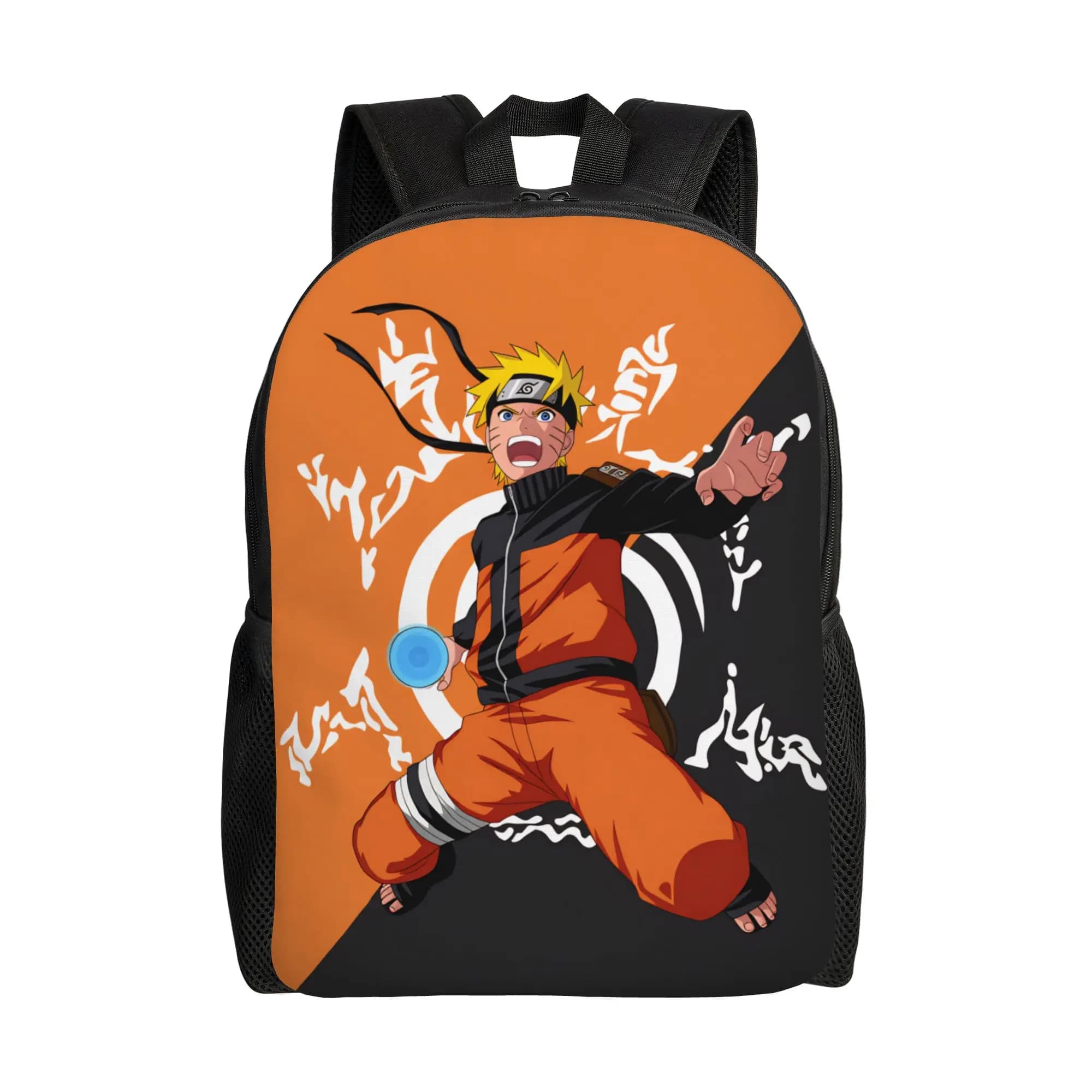 N-Narutoes Uzumakis Narutos Backpack Women Men Casual Bookbag for School College Anime Classic Manga Movie Bags