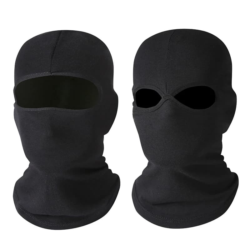 New 1pcs Motorcycle Full Face Mask Men Women Wargame Cycling Ski Snowboard Wind Cap Winter Warm Neck Black Bike Outdoor