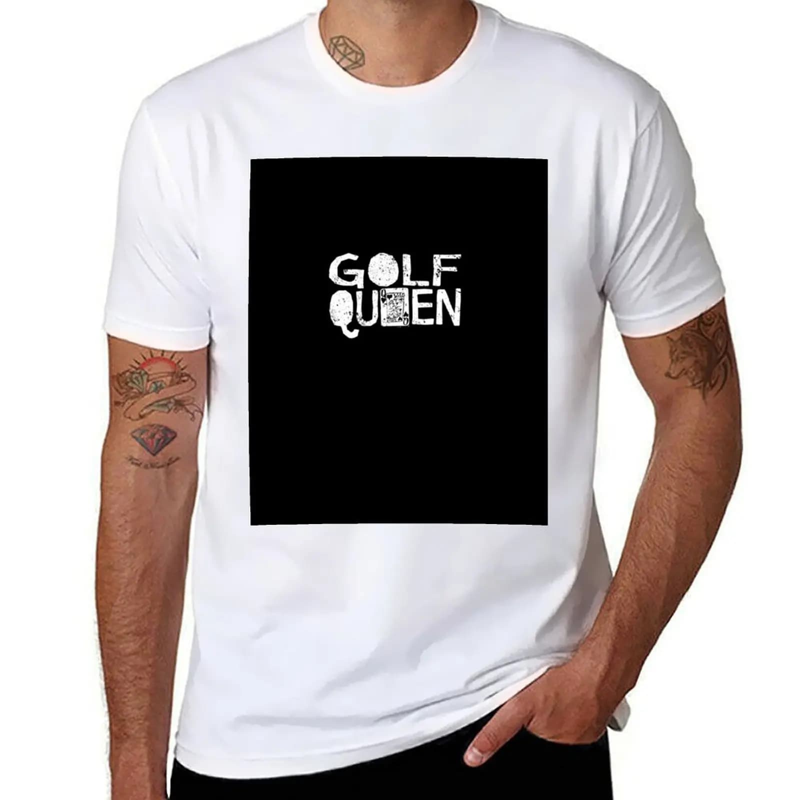 Divertente gioco di carte Golf Queen T-Shirt Essential T-shirt in tinta unita