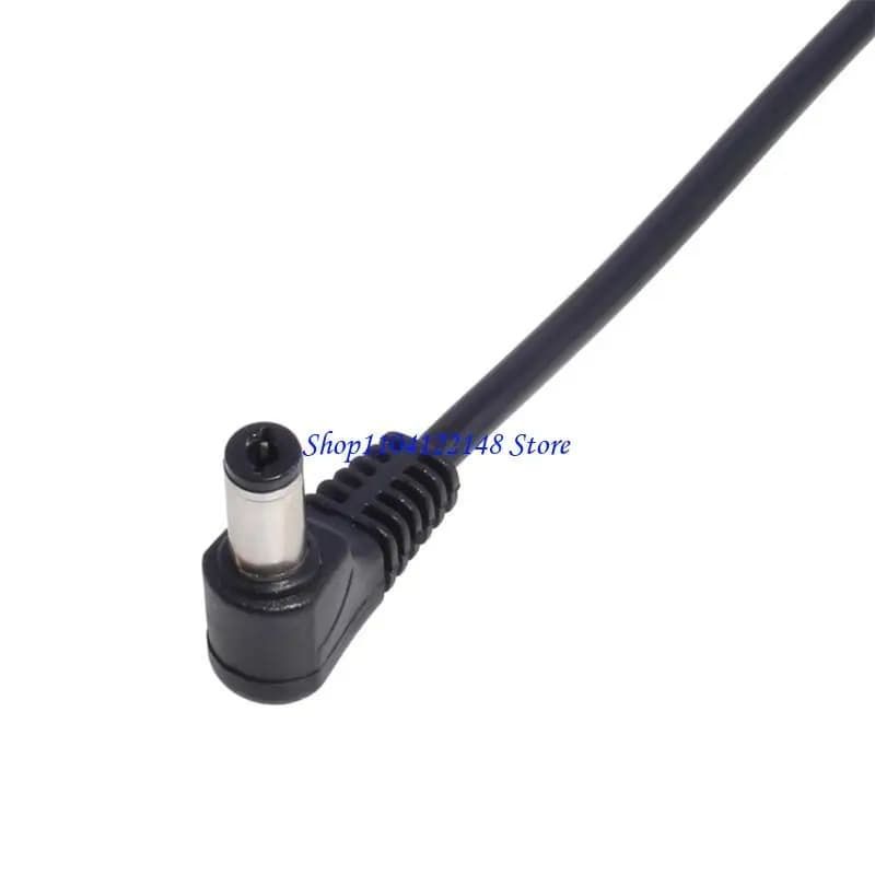 P9FA Cavo prolunga per alimentazione da 1 femmina a 2 maschi da 5,5 mm x 2,1 mm Cavo prolunga per presa angolo