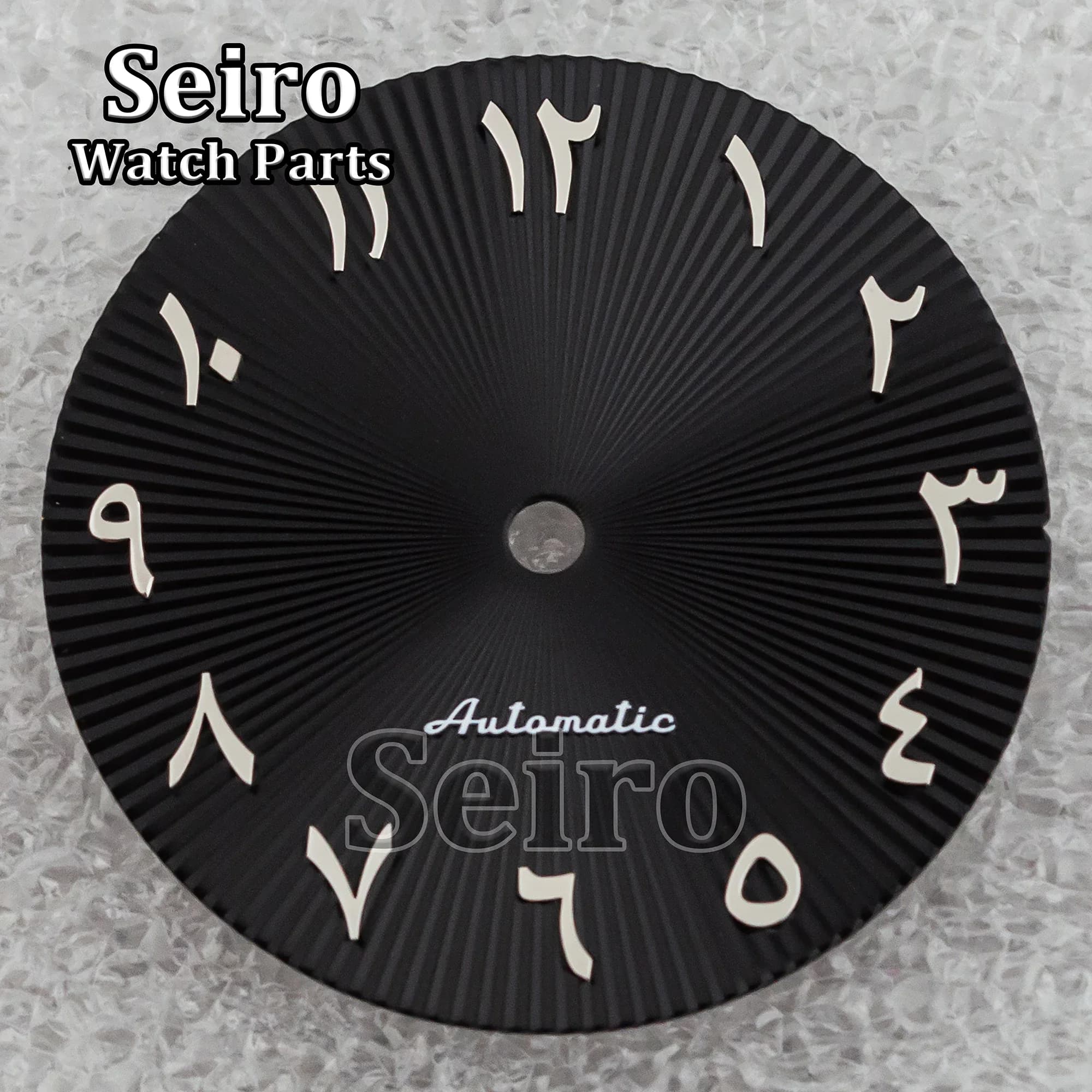 Arabic numerals 28.5mm Arabic Sunburst Watch Dial Needle hands Measuring MOD Datejust NH35 NH36 NH38 Automatic Watches Men's Parts