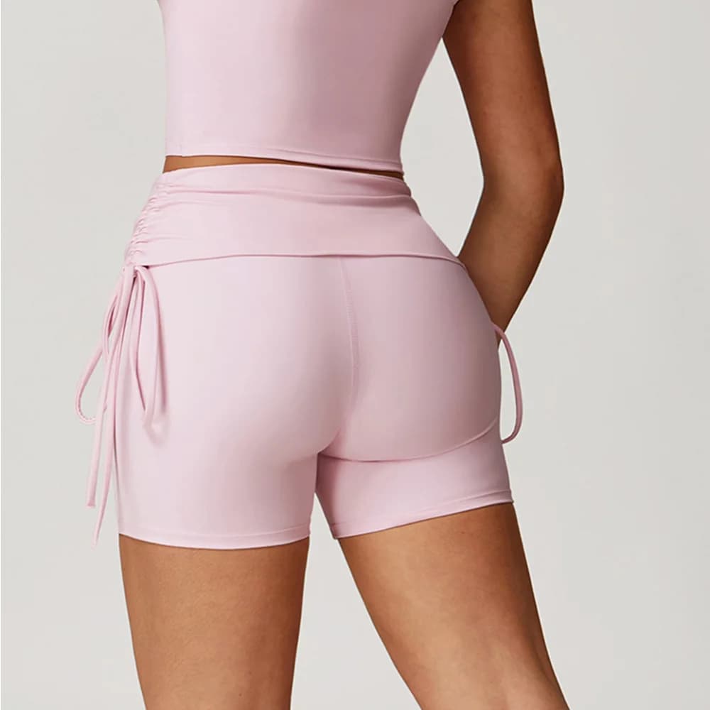 Women's Sports Shorts Impact, Leggings Yoga Courts, High Waist, Anti-Squat, Rapid Drying, for Fitness, Cycling and Gym