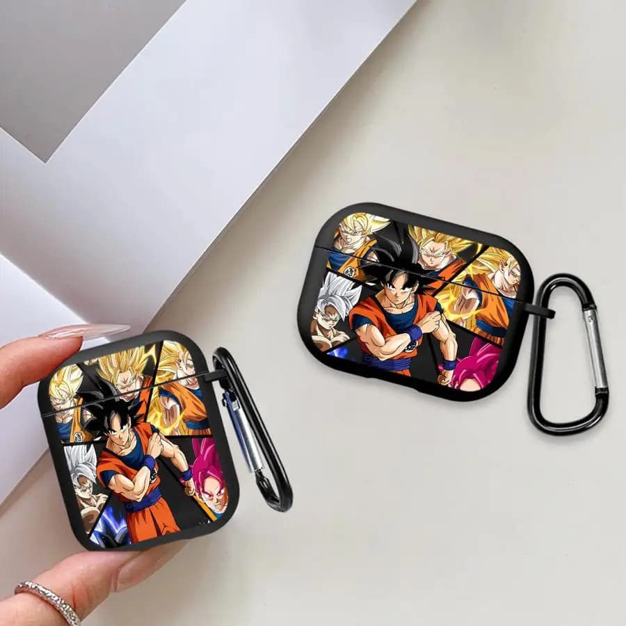Custodie per auricolari per Airpods 2 1 Pro3 3 Pro2 4 Pro D-ragonS B-allS Goku