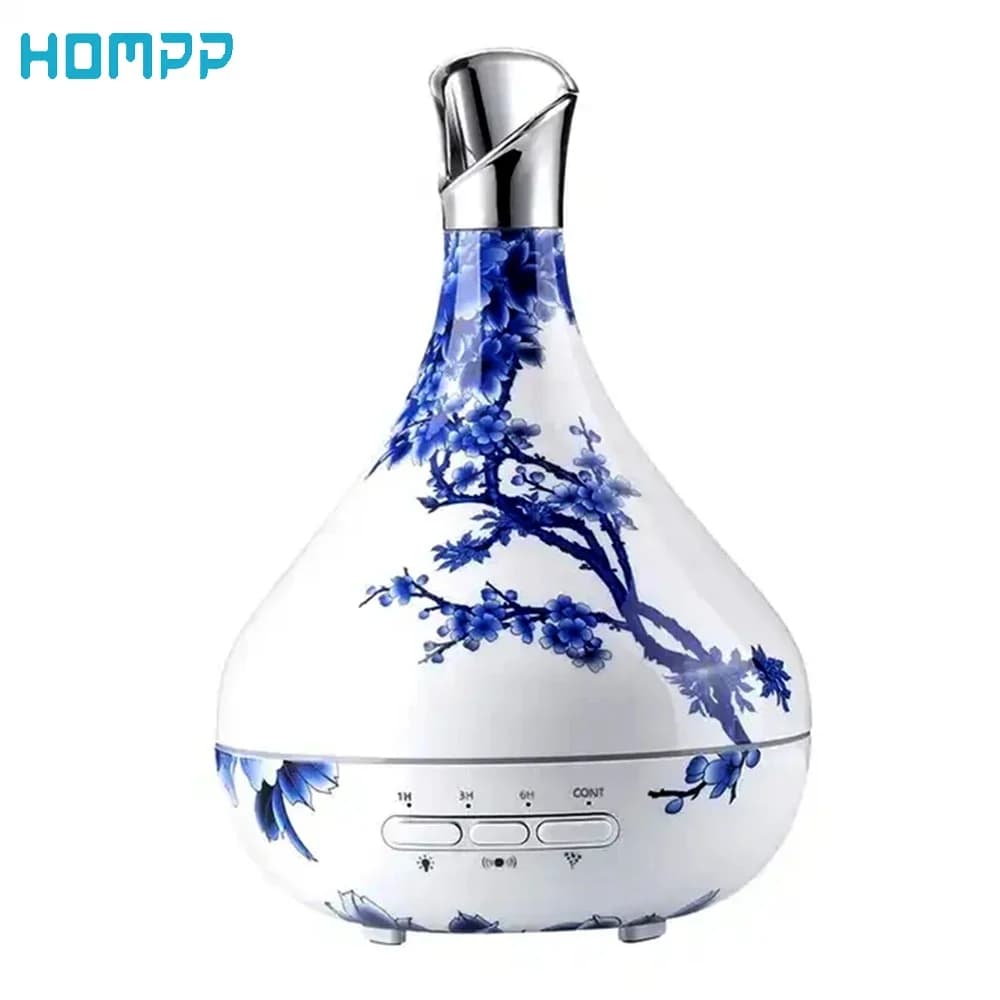 Intelligente Aromaterapia Umidificatore Macchina Corpo Umano Sensore Grano di Legno Olio Essenziale Aroma Diffusore Nebbia Per Uso Domestico 300ML