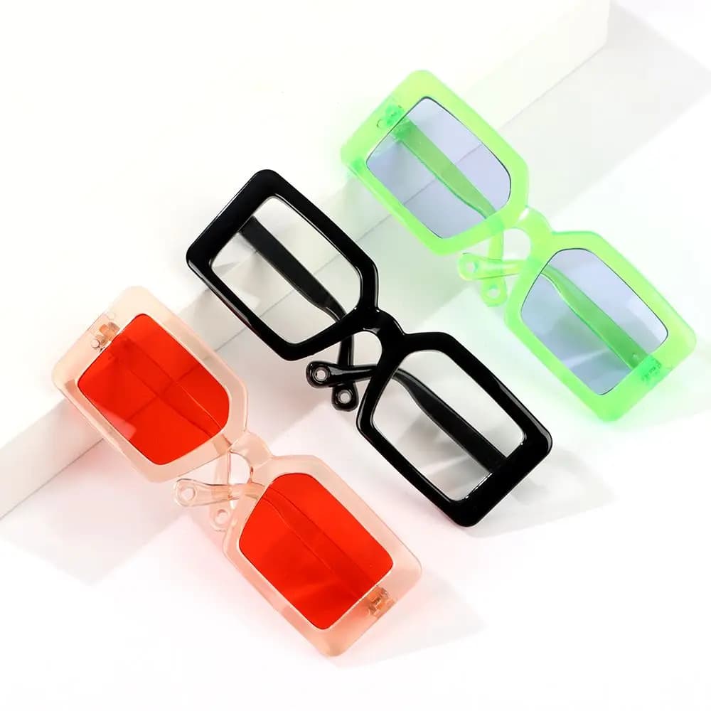 Accessori per animali domestici Puntelli per fotografia multicolore Occhiali da sole per cani Occhiali per cani Occhiali per gatti Occhiali quadrati