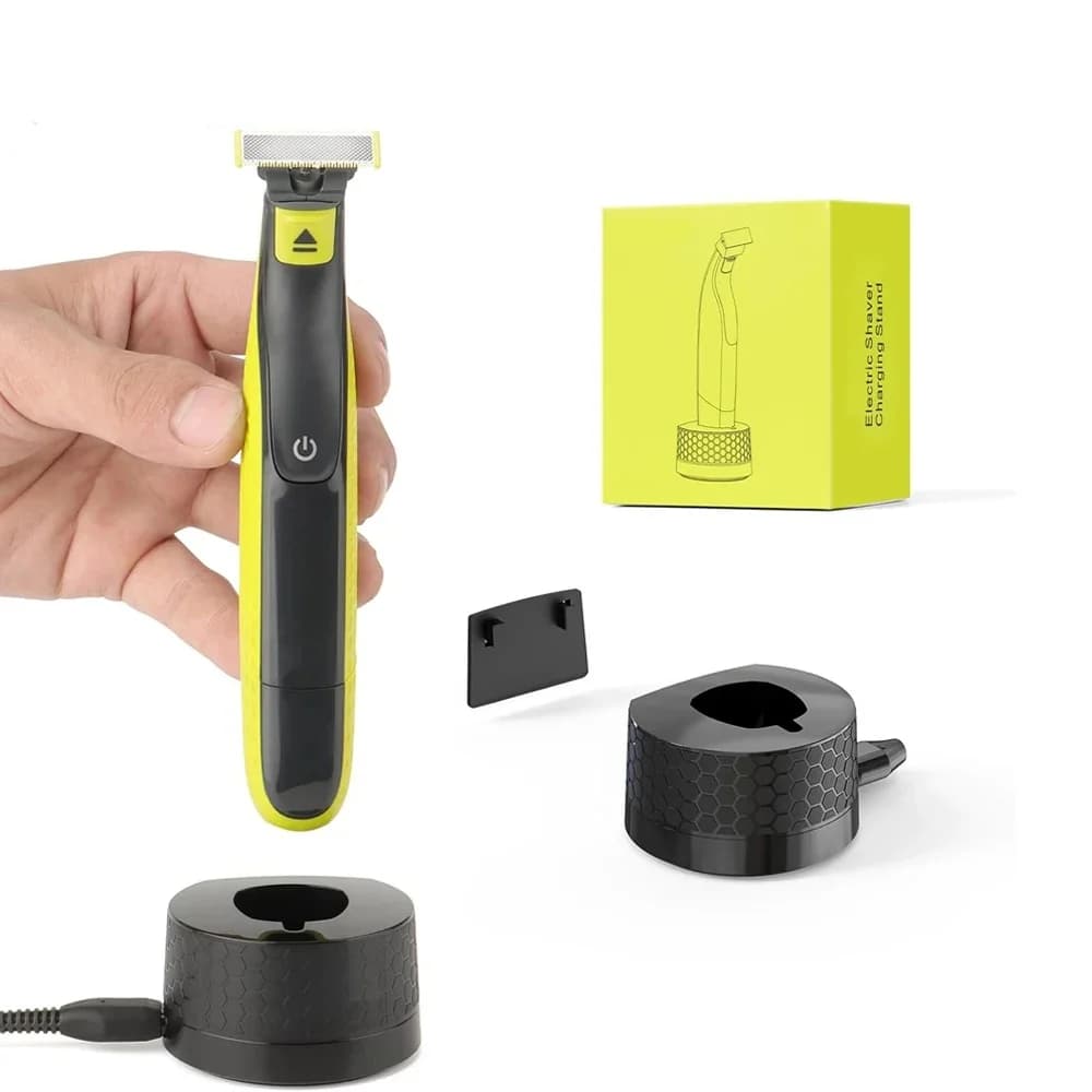 Wall Mounted Charging Base Charger Holder for Philips One Blade QP2520 QP2530 QP2620 QP2630 Hybrid Electric Shaver