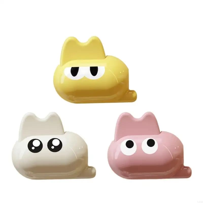Organizzatori accessori dentali in ABS Divertenti protezioni per spazzolino Cappucci per spazzolino Copri clip per zaini da