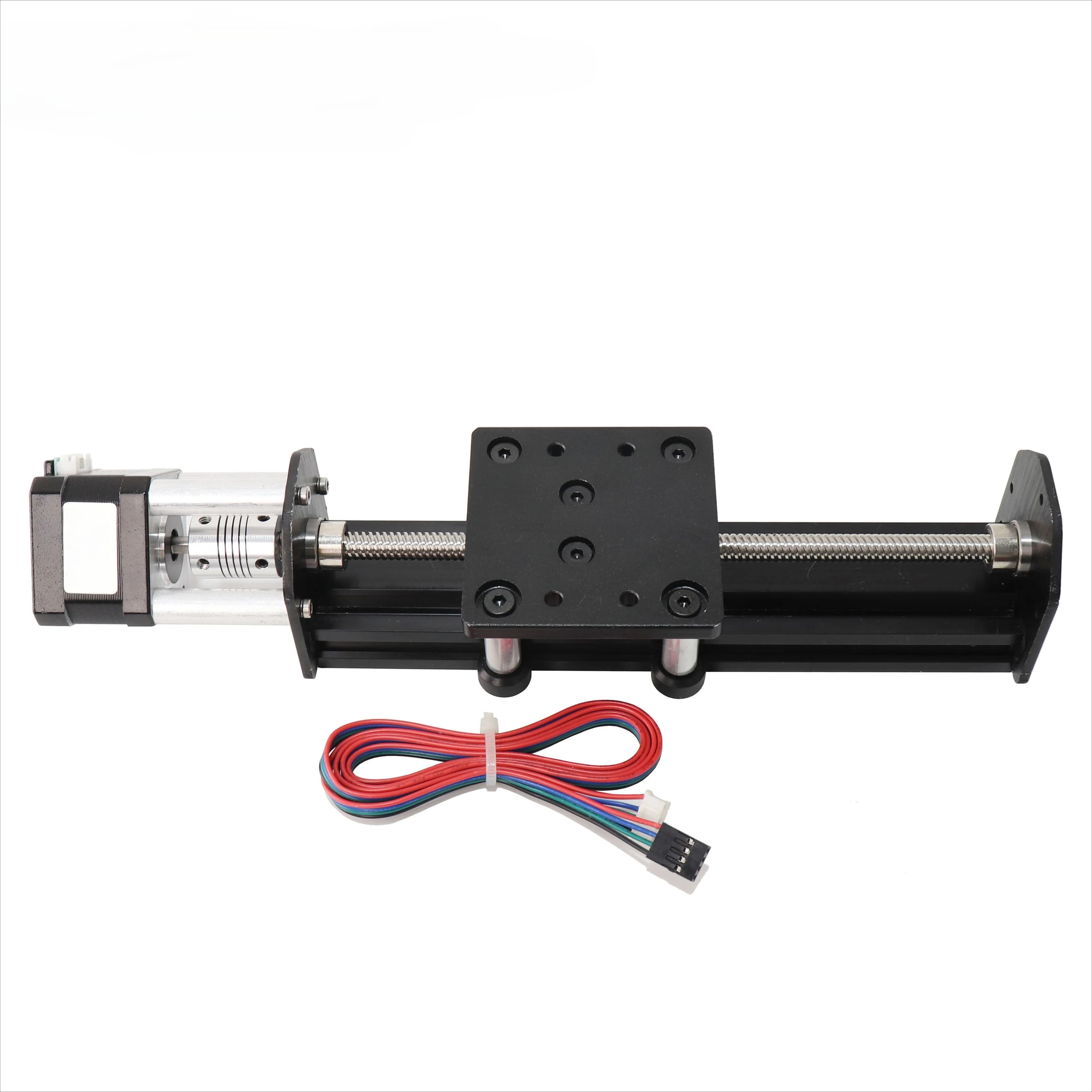 Step-by-step motor Hpv4 200mm Motor Nema17 12v Printer Parts 3d Linear Movement Guide Cnc Small step-by-step motor Ball recirculation screws