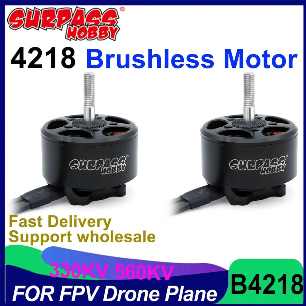 1/2/4PCS B4218 4218 Surpass Hobby 330KV 560KV FPV Motore Brushless M6 Ad Alta Efficienza per RC Drone Aereo 15 pollici Telaio Elica