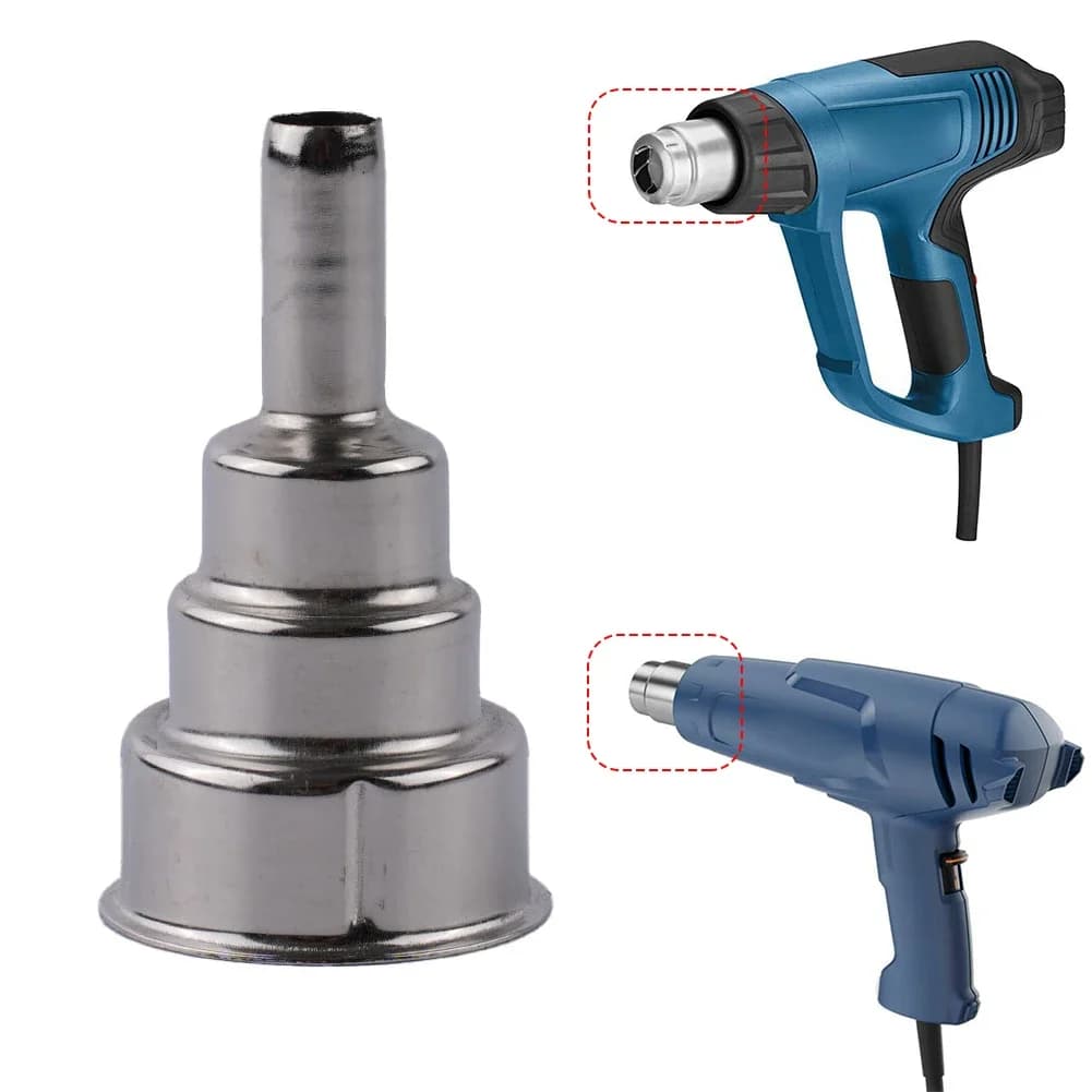 1pc Ugello di Saldatura 9 millimetri Ugello Circolare Testa di Metallo Per Pistola di Calore Palmare 2310/1910/1810/2010/1610 500-2/600-2/630 Ugello di Saldatura