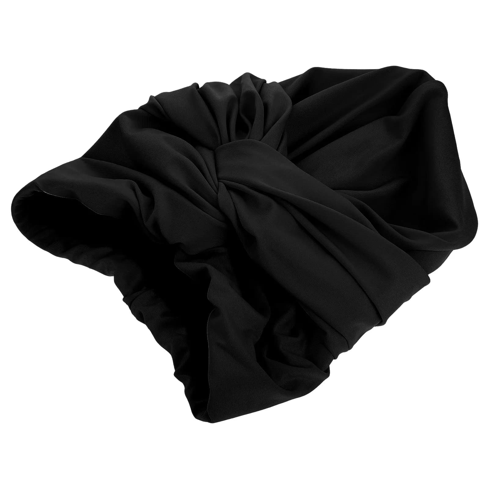 Adult Extra Large Silicone Swim Cap Waterproof High Elasticity Ruffled Knot Design for Swimming Braids Long Hair Locs