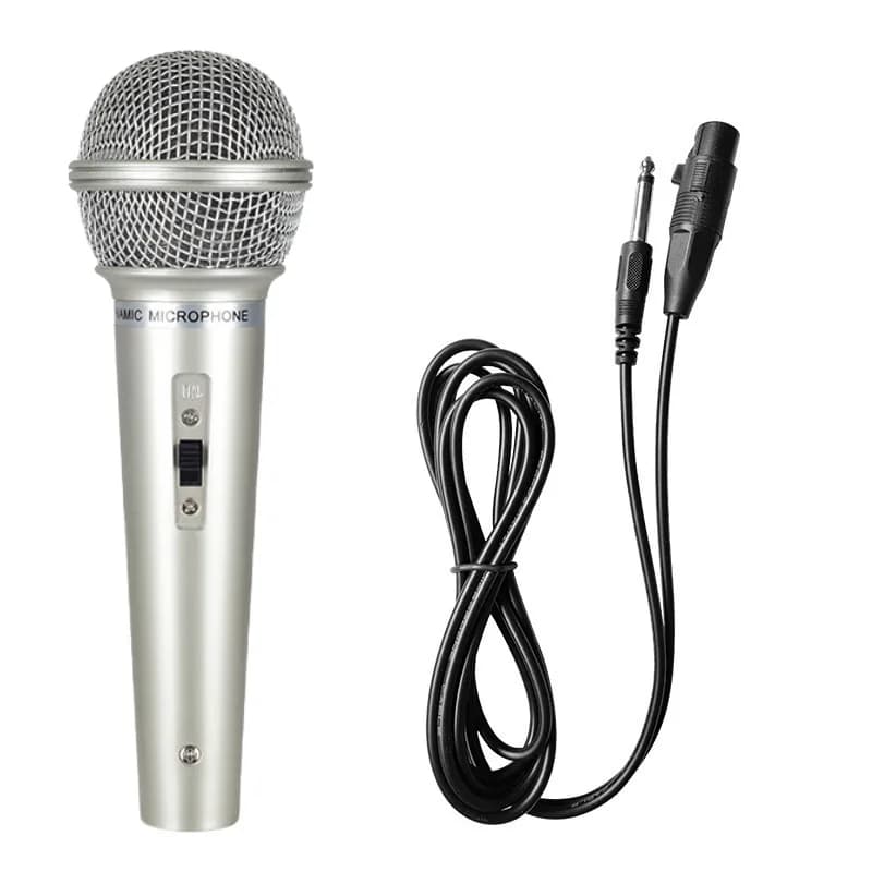 Wired Dynamic Microphone Mic For PC Karaoke Machine System Sound Room Gaming Gamer Audio Sing Live Streaming Kits