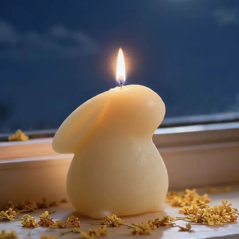 Nuovo Stampo in Silicone 2026 per Candele Profumate a Forma di Coniglio, Strumento Fai-da-te per Resina e Gesso, per Creare Coniglietti 3D Carini, Ideale per Sapone Artigianale e Regali Fai-da-te