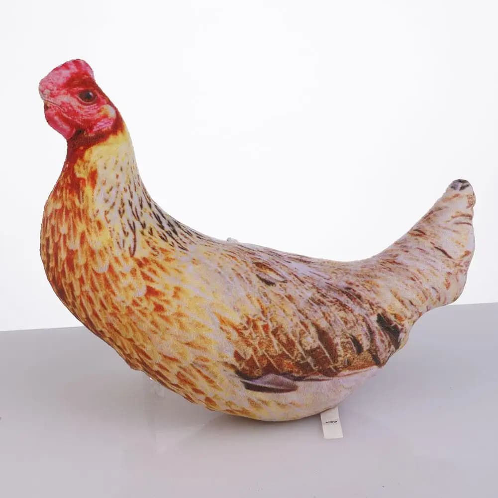 Simulazione Gallina Uccello Oca Peluche Bambola Cuscino Cuscino Giocattolo Creativo Peluche 3D Uccello Peluche Pollo Farcito Morbido Peluche