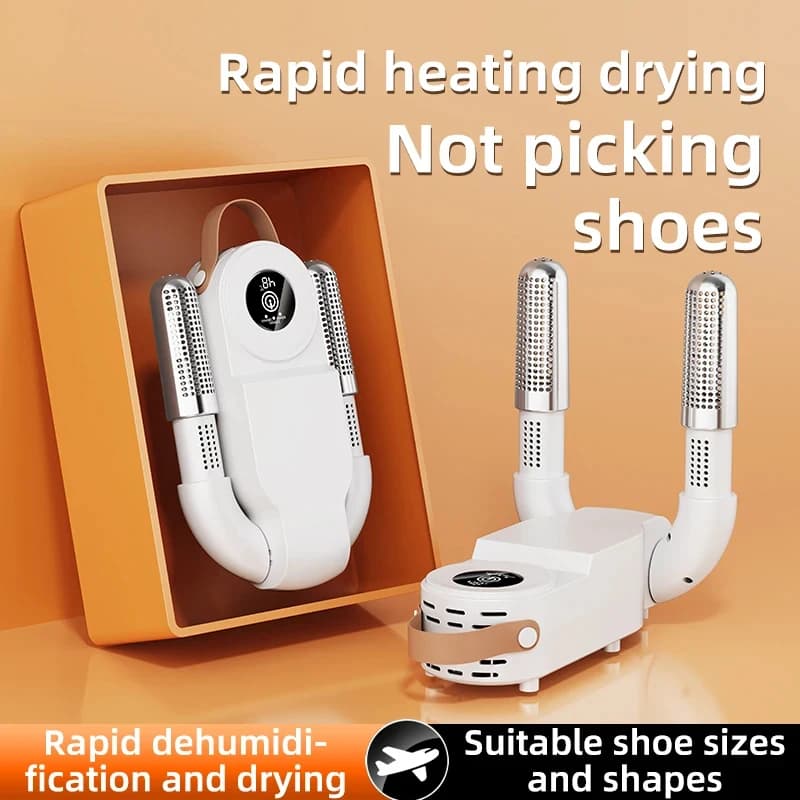 Nuovo Asciugascarpe Elettrico con Funzione di Sterilizzazione e Deumidificazione, Riscaldatore per Scarpe, Dispositivo di Asciugatura Rapida e Riscaldamento