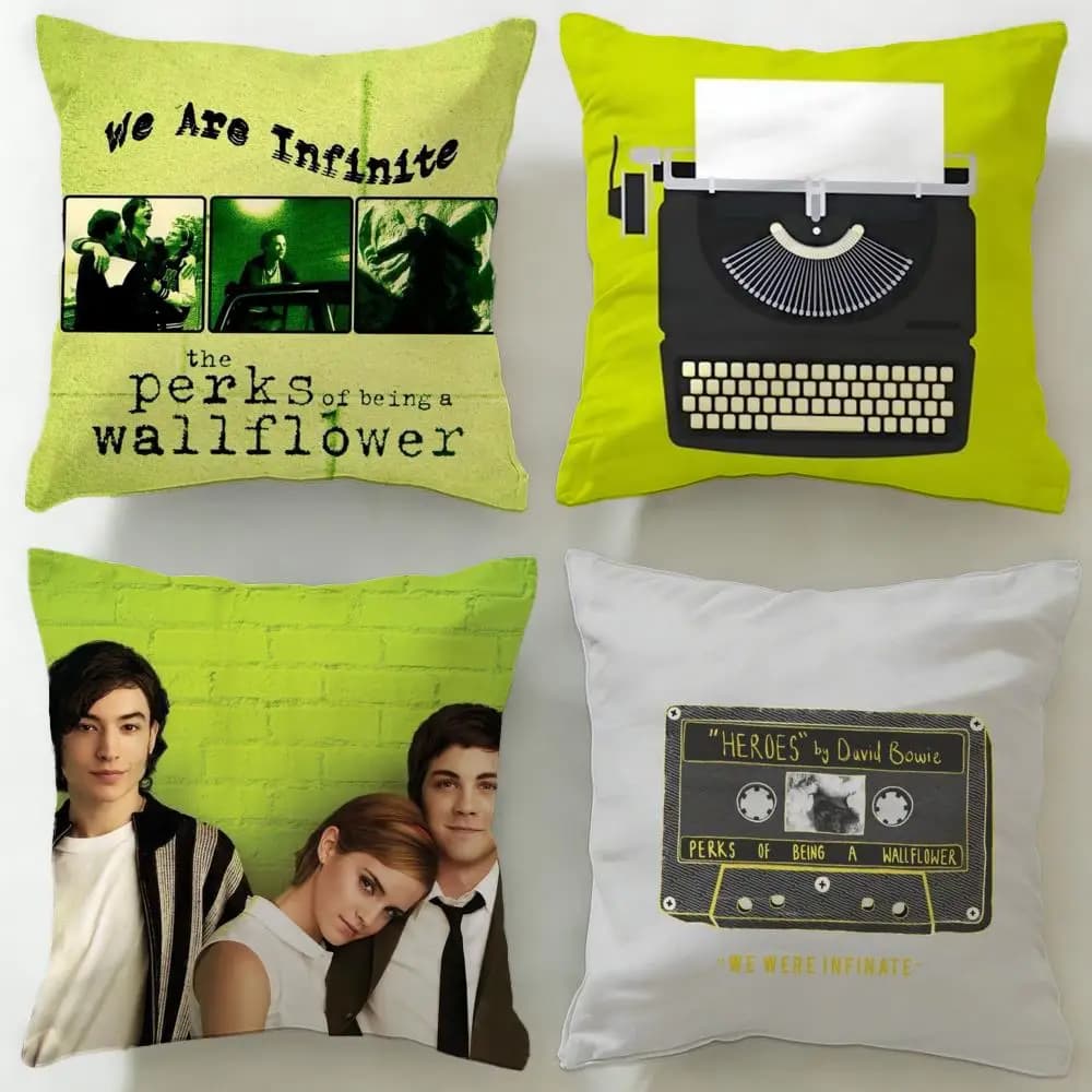 Fodera per cuscino classica del film Being A Wallflower, morbida e facile da lavare – versatile per divano, letto, viaggi e ufficio