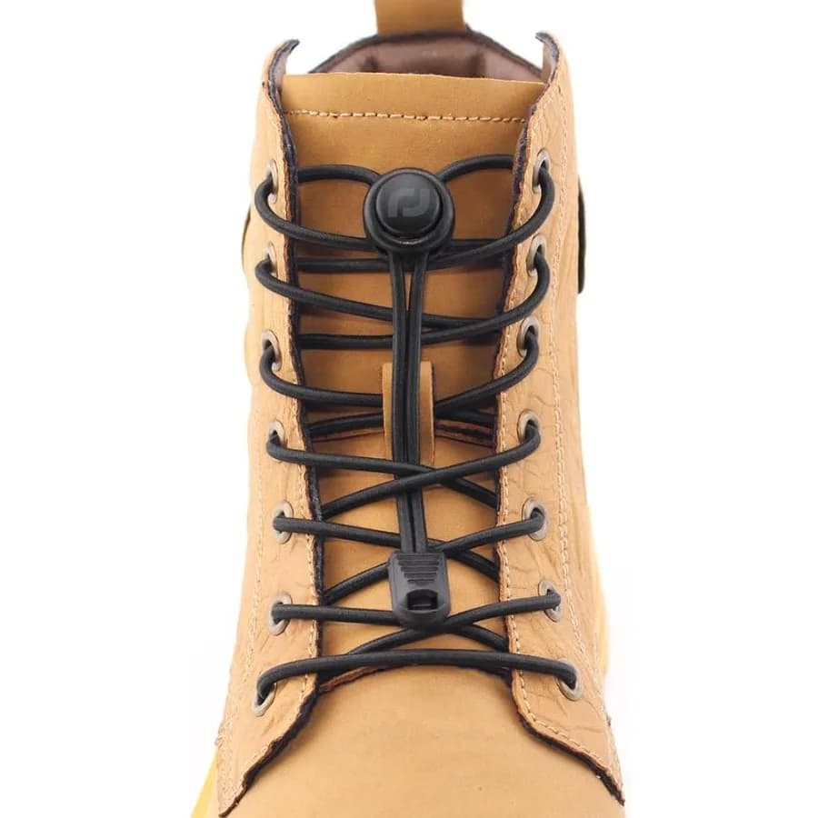 Extra lungo senza cravatta: lacci elastici per stivali rotondi senza lacci per scarpe da trekking, stivali da lavoro e scarpe da ginnastica da corsa