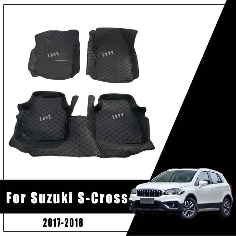 Tappeti Per Suzuki S-Cross SCROSS S CROSS 2018 2017 Tappetini Auto Interni Accessori Parti Coperture Personalizzate Automobili