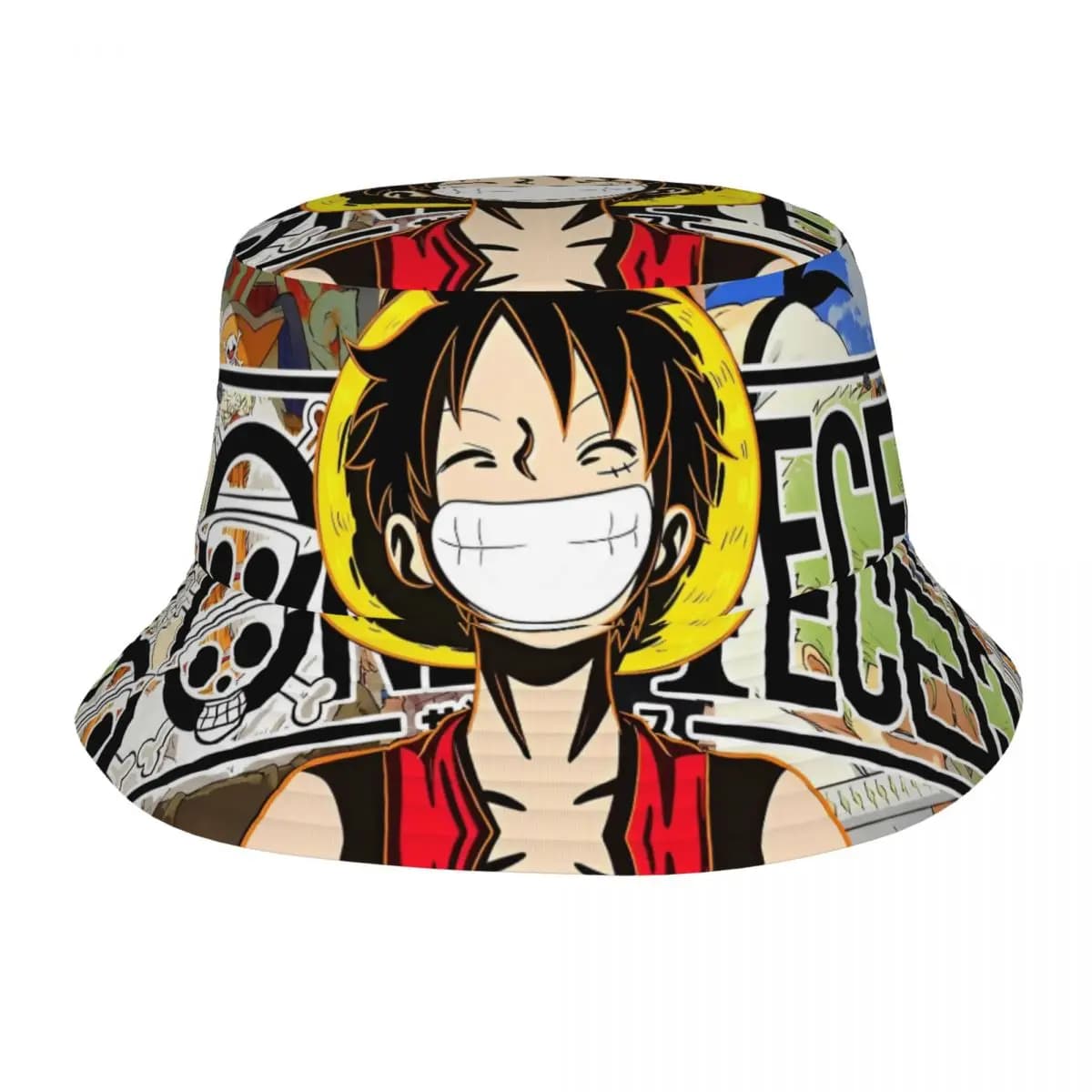 O-one-piece-e Onepieces Luffys Bucket Hats for Woman Summer Travel Bob Hat for Vacation Caps