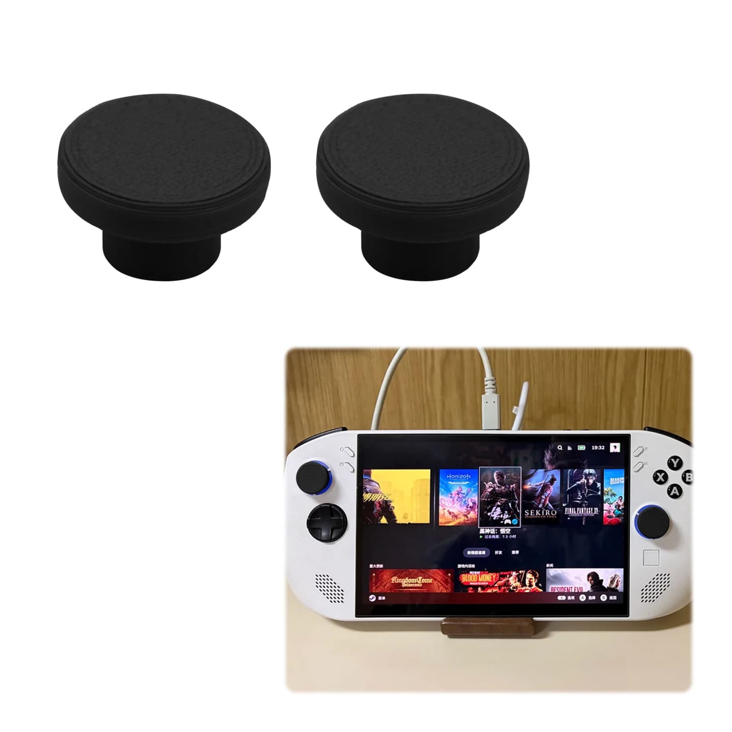 Joystick cap Replacement Parts for Legion Go S Game Console Anti-loosening, Reinforced and Stable, Repair and Modification Parts