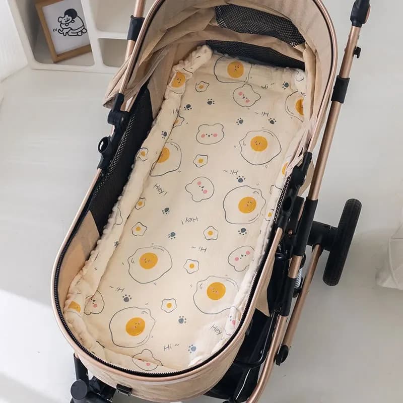 Cuscino del sedile del passeggino materasso morbido passeggino per bambini tappetino per auto accessori per passeggino Organizer per passeggino Baby Tasche fuir Kinderwagen