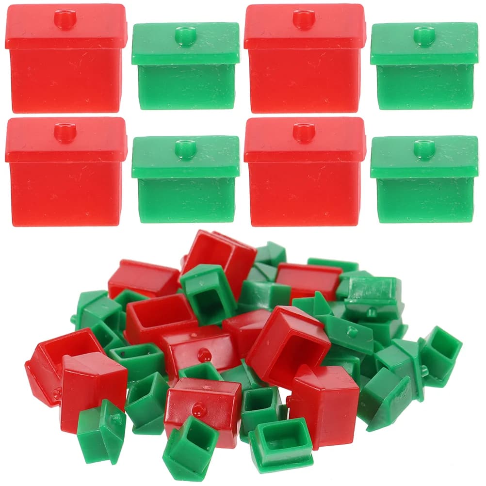 1 set Mini gioco da tavolo a forma di casa gettoni di ricambio per hotel pezzi degli scacchi accessori gettoni di gioco per giochi da tavolo uomo moda