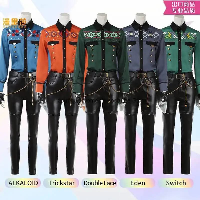 Game Ensemble Stars Cosplay 6th Anniversary All Members Trickstar Ice Eagle Hokuto Uki Koma Shinku Tori Arai Cosplay Presale
