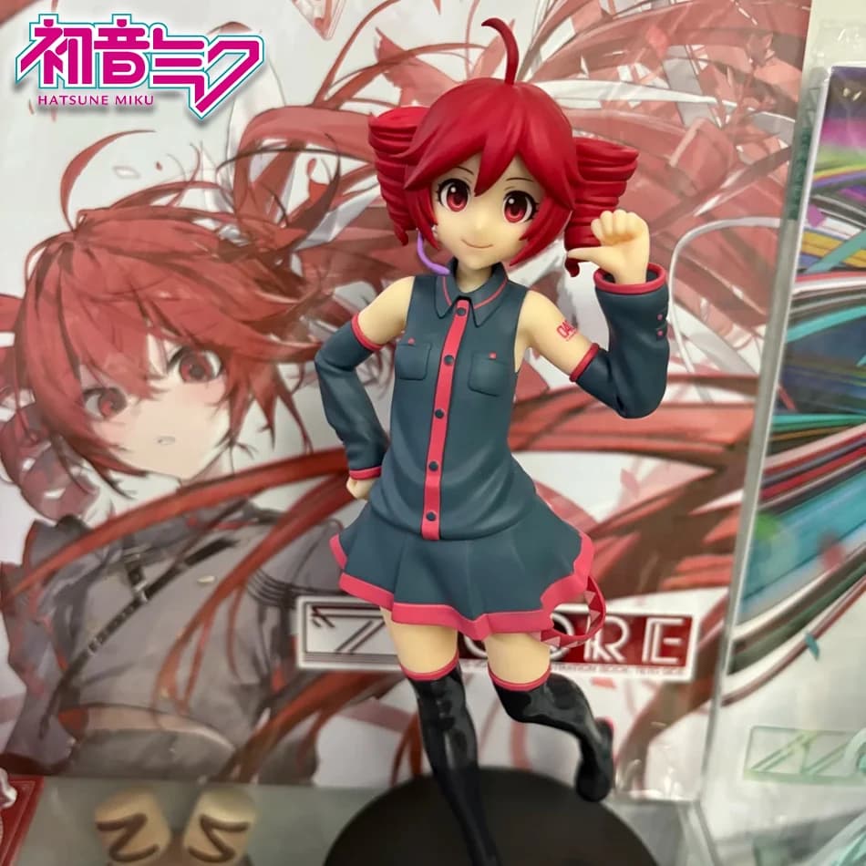 Anime PVC Figure Hatsune Miku Bust Kasane Teto Chokonose Kawaii Collectible Desktop Tabletop Home Decoration Model Toys Gift