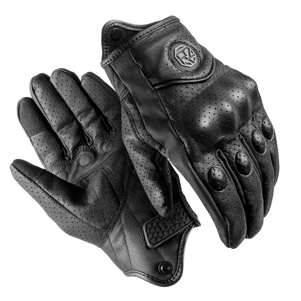 guanti da moto, pelle di capra, guanti a dita intere, guanti per motociclette, guanti