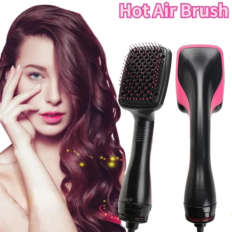 Multifunction Professional Air Hair Dryer from Salone, One-Step Ion Hair Dryer with Integrated Comb