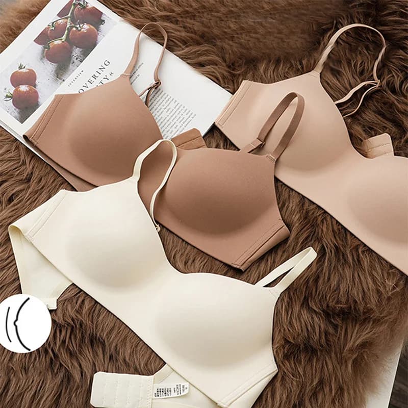 Seamless Bra for Women Comfort Wireless Gather Sexy Underwear Small Chest Bra Push Up Gather Bra Anti Sagging Upper Support Bra