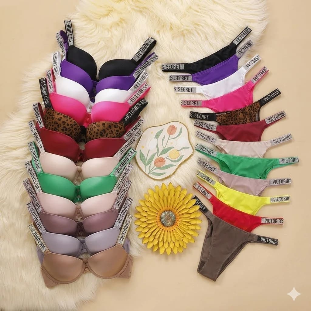 Completo Intimo Sexy da Donna con Scollo a V, in Pizzo Trasparente, con Reggiseno Push-Up Regolabile e Slip Coordinato - Nuovo Set Classico in Pizzo