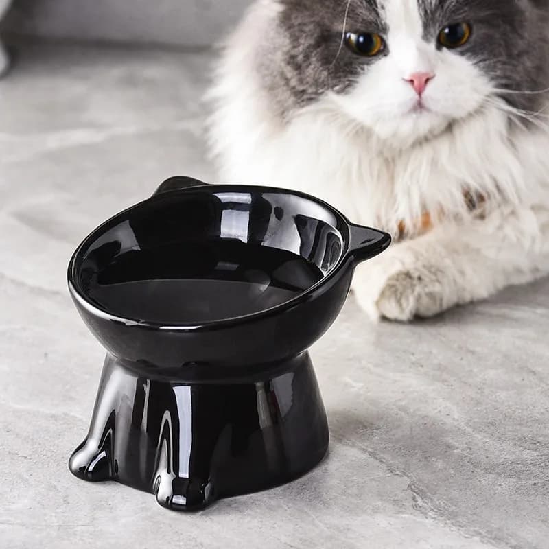 Neck-protecting Cat Bowl Anti-spill Pet Food Bowl For Cats Dog Bowl Elevated Elevated Cat Bowls Pets Products Cat Food Bowls