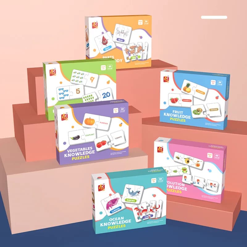 Gioco di abbinamento arabo Puzzle di abbinamento per i più piccoli Giochi da tavolo educativi per bambini Apprendimento precoce Giocattoli Montessori Puzzle grandi da 10 cm