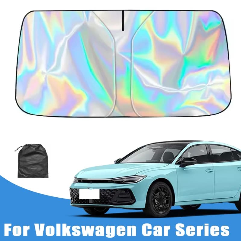 Parasole per Parabrezza Auto per Volkswagen Golf Polo Passat Tiguan Touareg Jetta Atlas Beetle, Protezione Solare, Accessori Auto