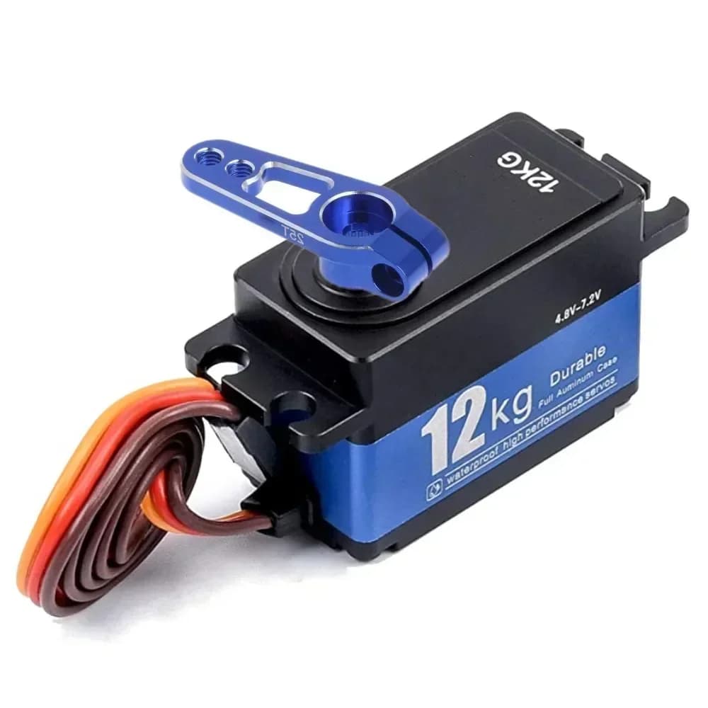 Servo digitale a basso profilo con ingranaggi in metallo da 12 kg per auto da drifting 1/10 On-Road Touring 3RACING Sakura D5 MR HPI Tamiya Kyosho
