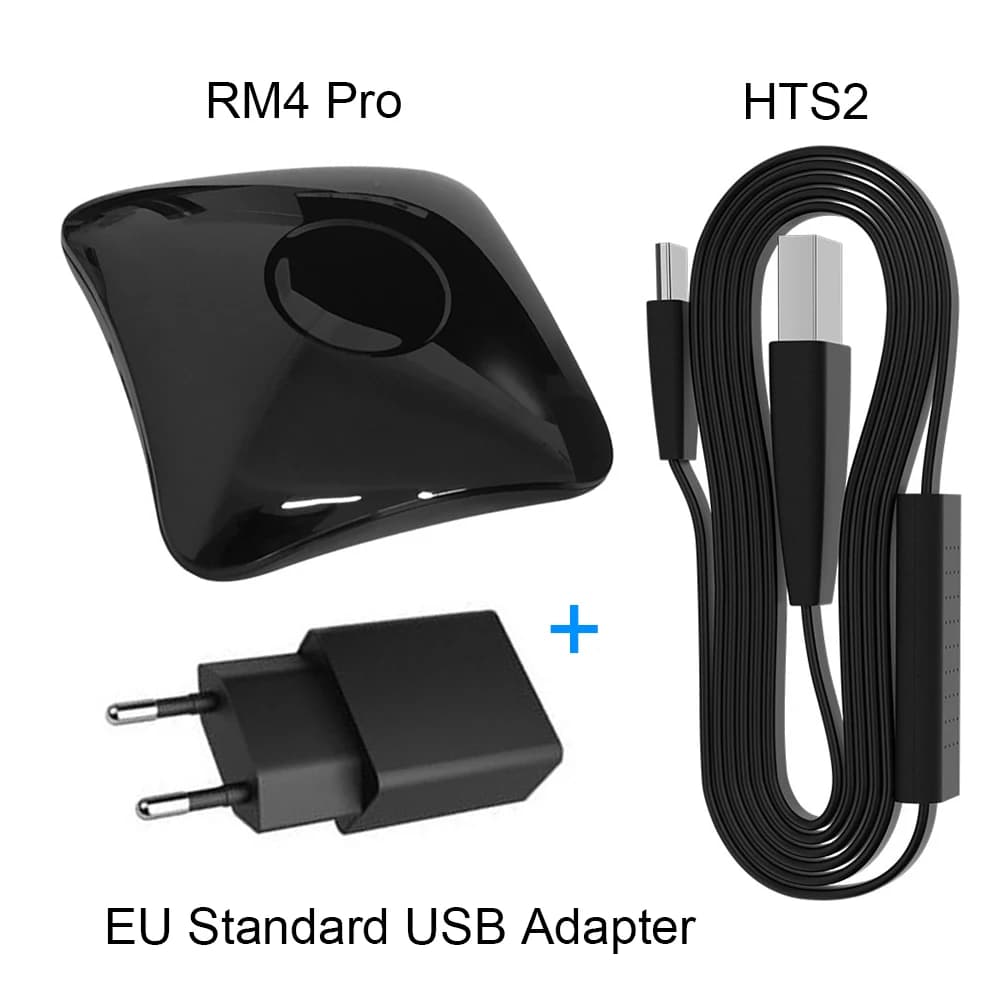 BroadLink RM4 Pro 2026: Universal IR WiFi RF remote control with HTS2 Sensor, Compatible with Alexa and Google Assistant for Smart Home