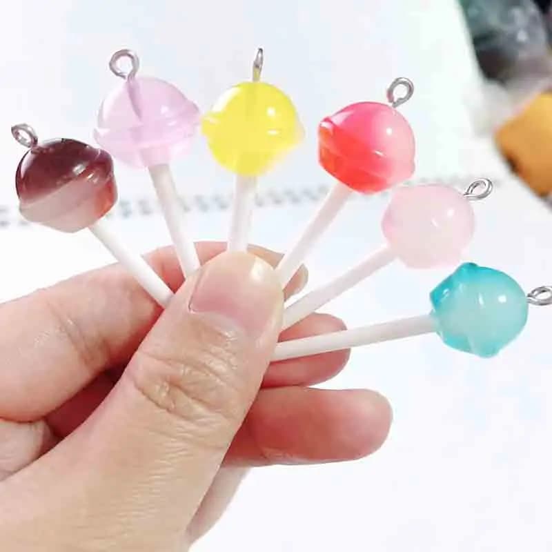 10 pz 16*47mm Simulazione Pianeta Lecca-lecca Ciondoli Svegli Per Il Pendente Orecchini FAI DA TE Collana Accessori di Gioielli Trovare