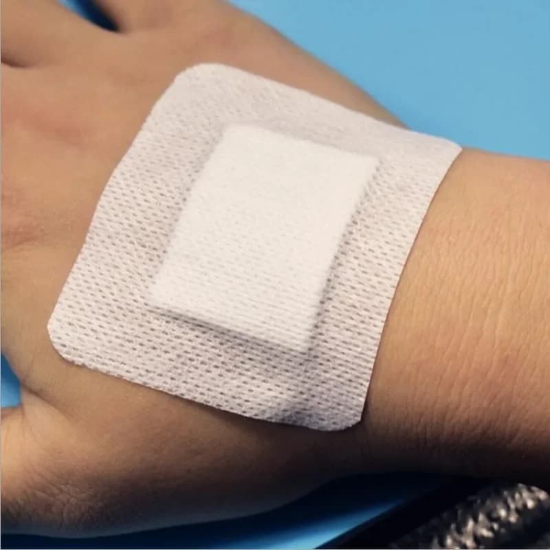 10 pz 6 x7cm formato adesivo fasciatura per ferite ipoallergenico Non tessuto benda di aiuto medico ferita pronto soccorso protezione esterna