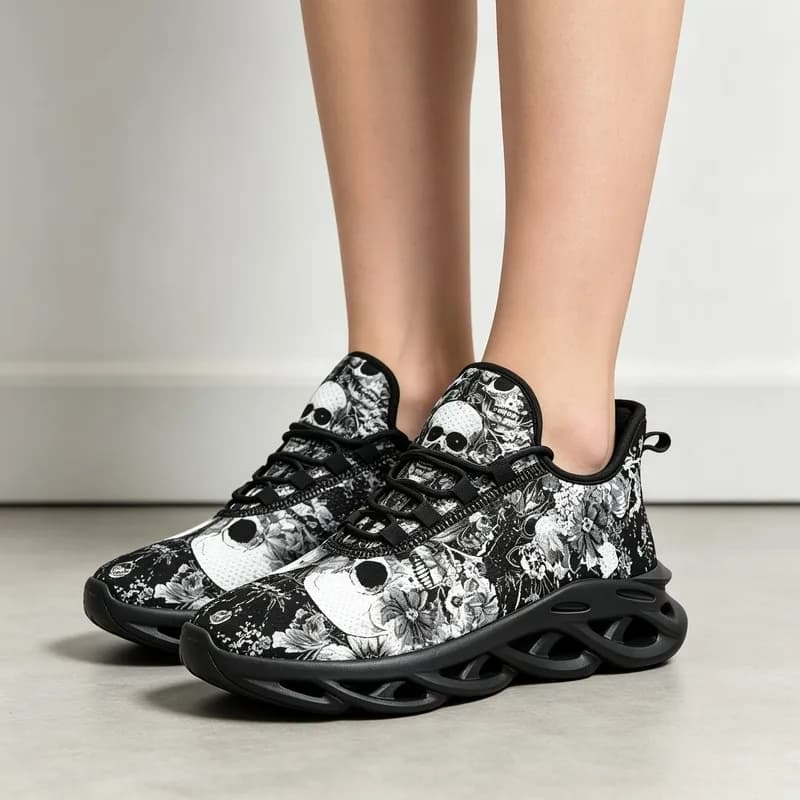 Ladies Men Running Shoes Casual Sneakers，Suitable for dark retro street style outfits、Daily Commute、Campus Travel、Outdoor joggin