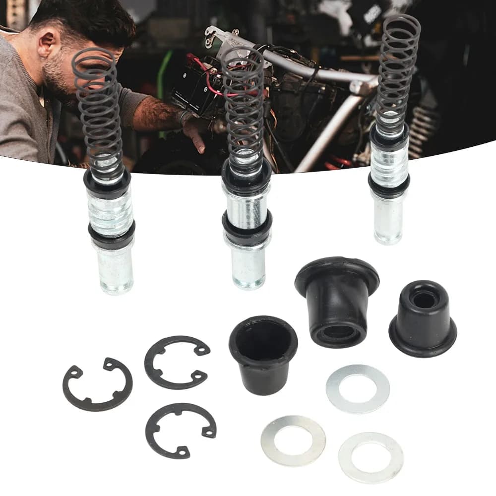 Kit di riparazione pistone pompa freno anteriore universale per moto Accessori impianti idraulici per sostituzione motocross ATV scooter bici da cross