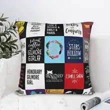 Federa Decorativa con Design 'Gilmore Girls' 'Lukes I Drink Coffee Like', per Cuscini di Sedie e Divani, Arredamento Casa, Federe alla Moda