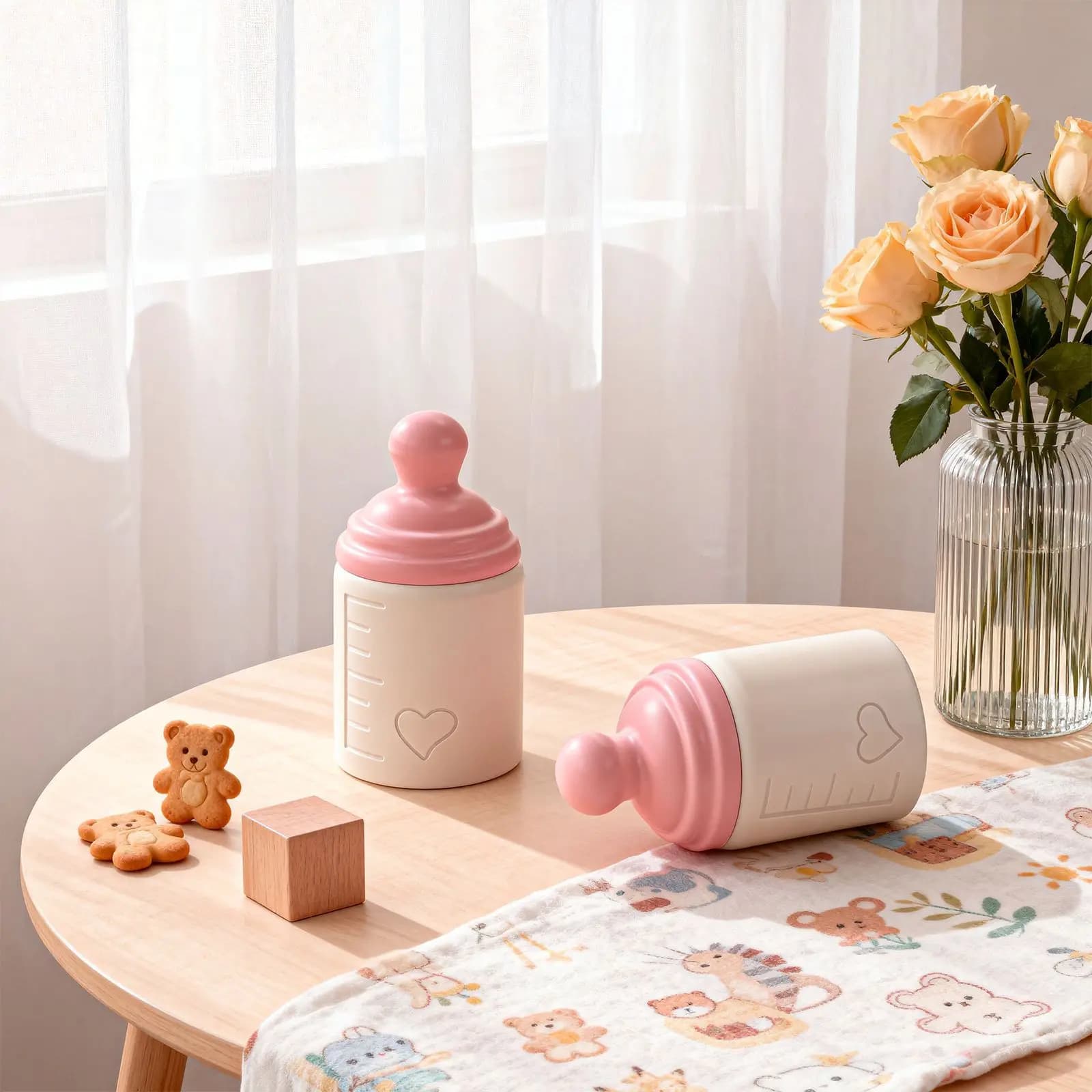 Stampo in Silicone 3D per Contenitore a Forma di Cuore per Latte e Candele, Scatola Portaoggetti Fai-da-Te in Gesso per Aromaterapia, Portapenne Decorativo