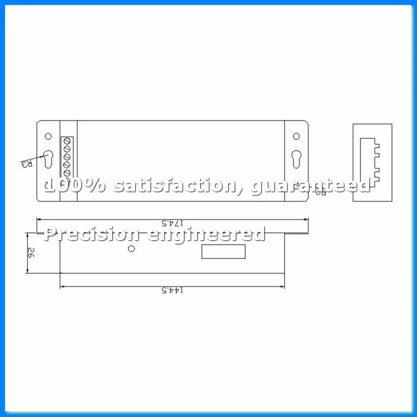Controller LED DMX200 con Segnale SPI per Decoder di Strisce LED 2801 6803 2812 2811 DC5V 12V 24V-AD23