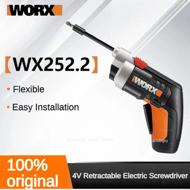 Worx WX252.2 4V Mini Set di cacciaviti elettrici Set di cacciaviti elettrici a batteria scalabili intelligenti Strumento di trapano ricaricabile USB