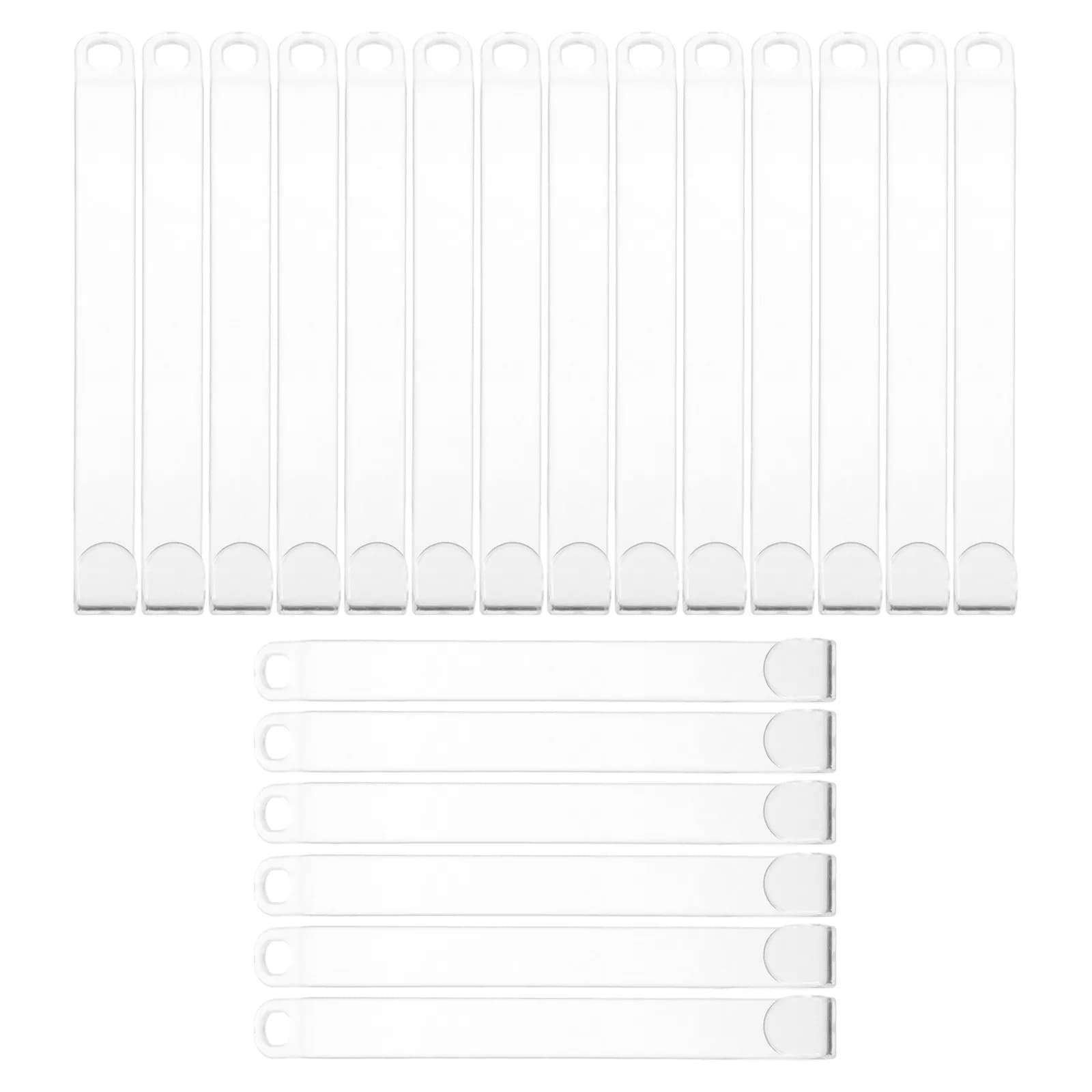 20 Pieces Hooks Transparent Connectors Space Saving for Hanging Dresses, Efficient Organization of the Wardrobe, Bedroom, Dormitory
