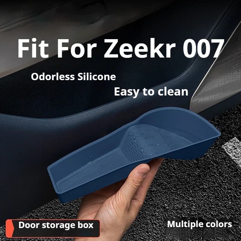 Organizer per Porta Auto in Silicone per Interni, Compatibile con Zeekr 007 2024 2025
