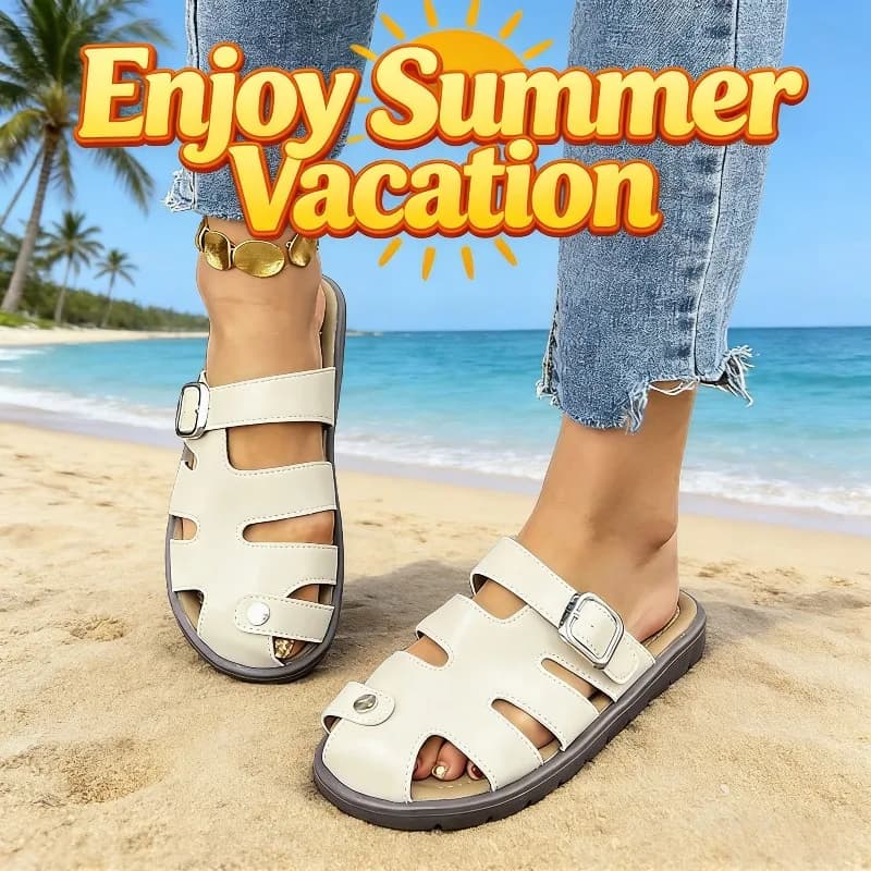 Rome Slippers Women Flats Platform Shoes Summer Casual Open Beach Flip Flops Fashion Slingback Sandals Walking Mujer Slides