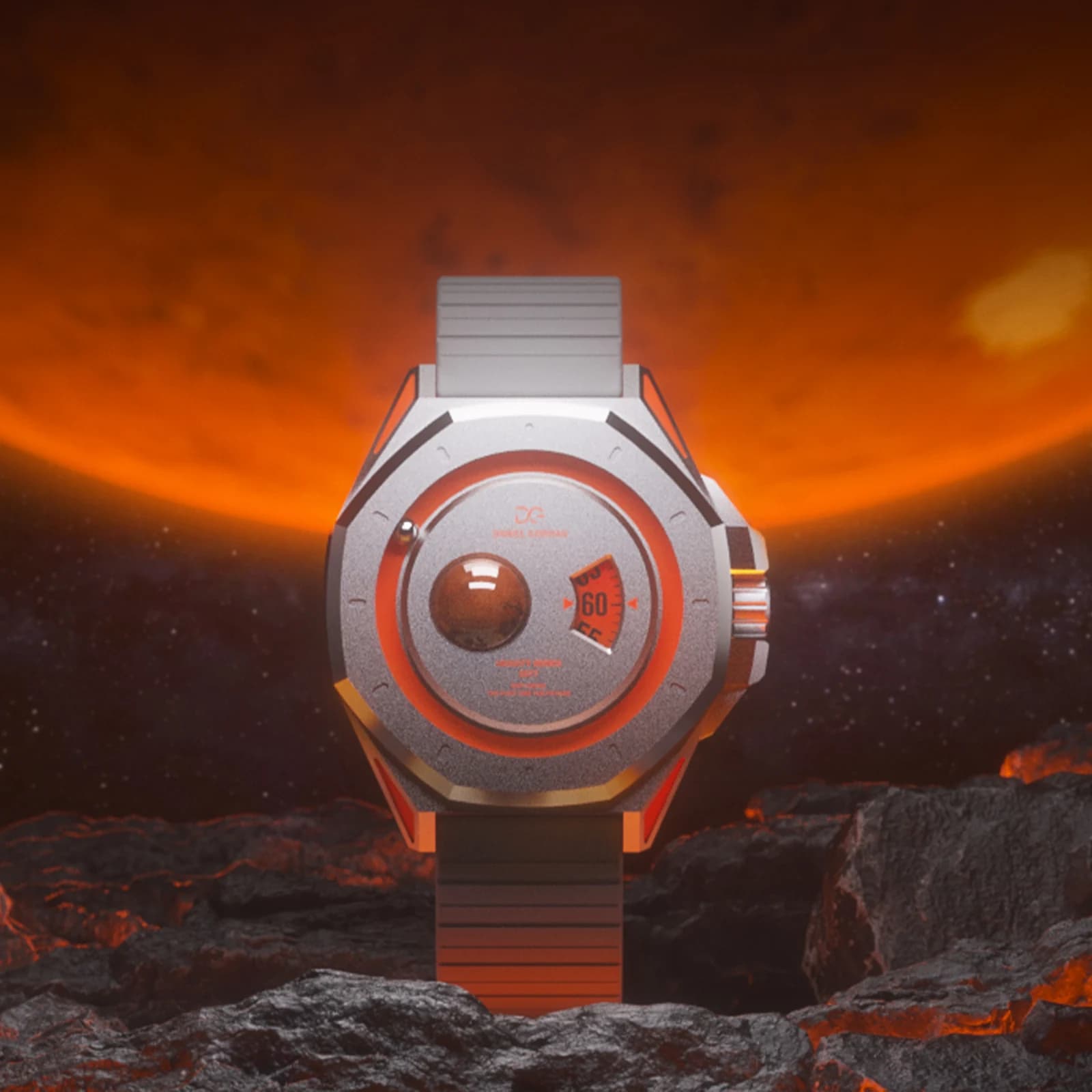 Orologio al quarzo DANIEL GORMAN da uomo, orologio da polso automatico di lusso con data, impermeabile fino a 30 m, cronografo sportivo, modello DG0132